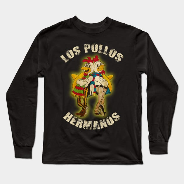 Los Pollos Hermanos Vintage Long Sleeve T-Shirt by sungkemdisek